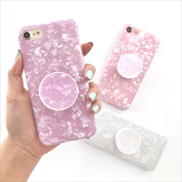 Seashell Case with free Stand/holder - The Glitzy Shop