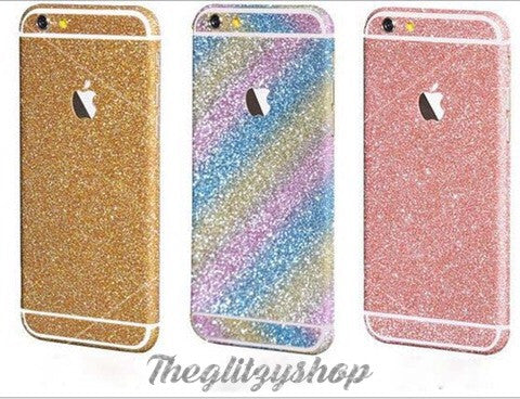 Glitzy glitter decal for Iphone & Samsung - The Glitzy Shop