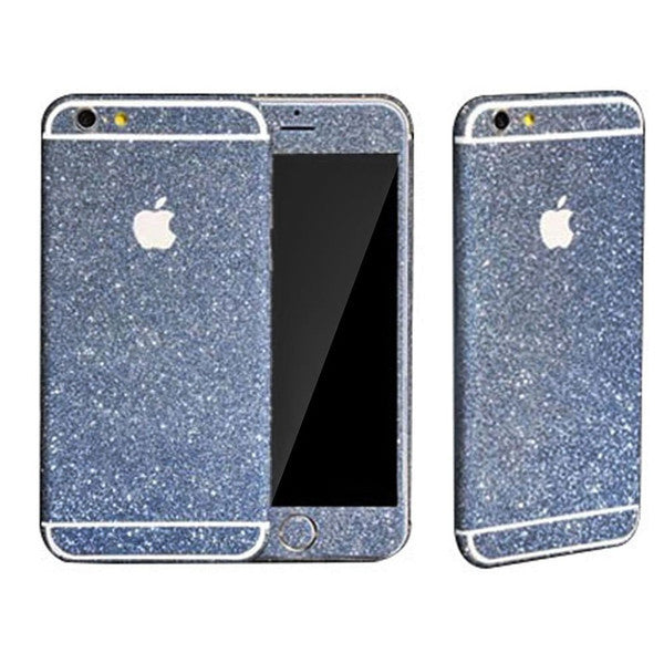 Blue glitzy glitter decal for Iphone & Samsung - The Glitzy Shop