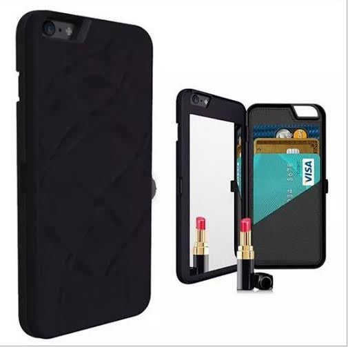 Mirror/wallet/organizer phone case - The Glitzy Shop