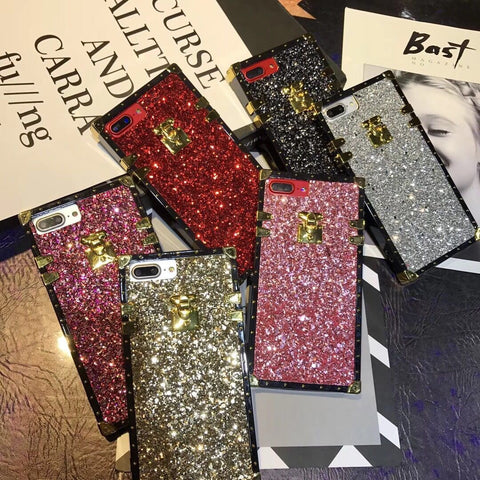 Glittery Trunk Case for Samsung & Iphone - The Glitzy Shop