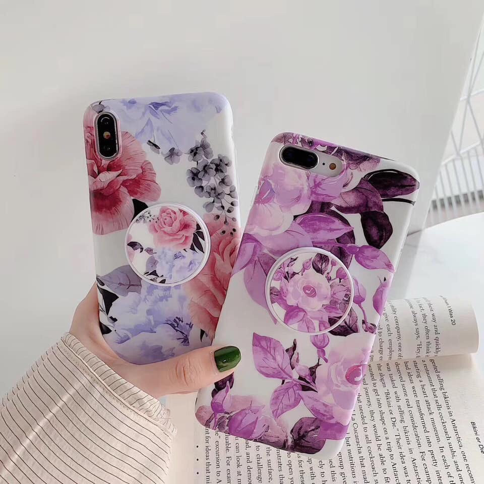 Flower grip case for Iphone - The Glitzy Shop