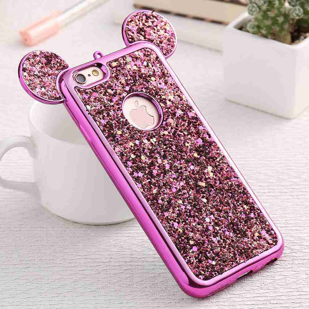 Mouse Ears Glitzy Case for Iphone & Samsung - The Glitzy Shop